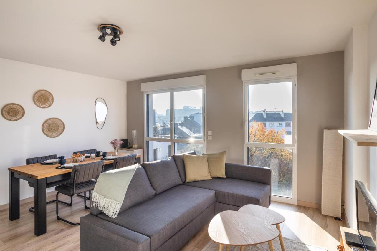 Appartement Le Cocon Voltaire - 2 Avec Parking - Mabilais Rennes